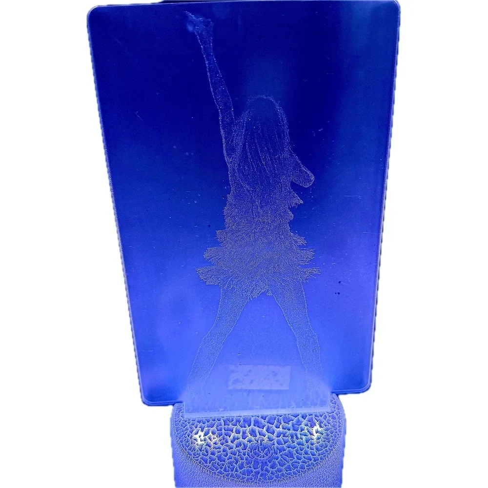 NWT Taylor Swift Inspired LED Acrylic Night Light 16 Color Remote USB Lamp
